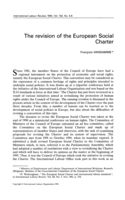 The revision of the European Social Charter