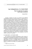 Las trabajadoras y la maternidad: algunos ejemplos de países de Europa occidental