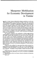 Manpower mobilisation for economic development in Tunisia