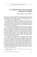 La medición de la mano de obra femenina en Egipto