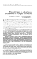 The net impact of active labour programmes in Hungary and Poland
