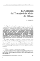 La Comisión del Trabajo de la Mujer de Bélgica