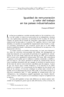 Igualdad de remuneración y valor del trabajo en los países industrializados