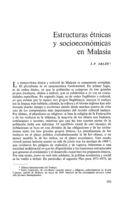 Estructuras étnicas y socioeconómicas en Malasia
