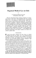 Organised medical care in Chile