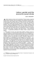 Labour, gender and the economic/social divide