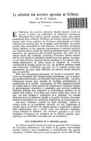 La situation des ouvriers agricoles en Esthonie