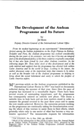The development of the Andean Programme and its future