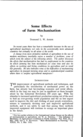 Some effects of farm mechanization