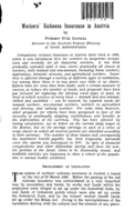 Workers' sickness insurance in Austria