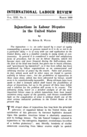 Injunctions in labour disputes in the United States