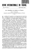 Les chambres de métiers en France