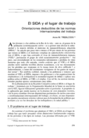 El SIDA y el lugar de trabajo: orientaciones deducibles de las normas internacionales del trabajo