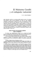 El Mahatma Gandhi y el trabajador industrial