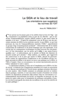Le SIDA et le lieu de travail: les orientations que suggèrent les normes de l'OIT