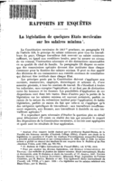 La législation de quelques états mexicains sur les salaires minima