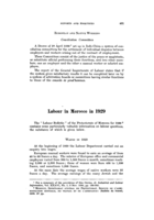 Labour in Morocco in 1929