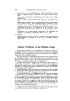 Labour problems in the Belgian Congo