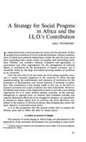 A strategy for social progress in Africa and the ILO's contribution