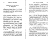 Military service and contracts of employment: Italy, Rumania, Greece