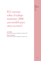 El Convenio sobre el trabajo marítimo, ¿un modelo para otros sectores?