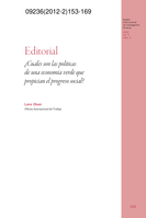 ¿Cuáles son las políticas de una economía verde que propician para el progreso social?: editorial