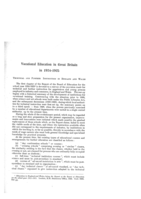 Vocational education in Great Britain in 1924-1925