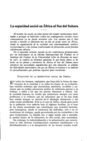 La seguridad social en África al Sur del Sahara