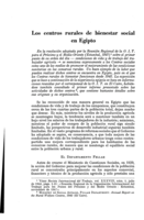 Los centros rurales de bienestar social en Egipto
