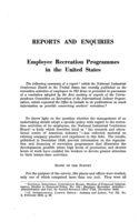 Employee recreation programmes in the United States