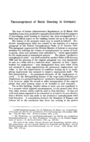 Encouragement of rural housing in Germany