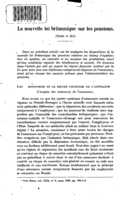La nouvelle loi britannique sur les pensions: [II]