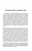 La energía atómica y la política social