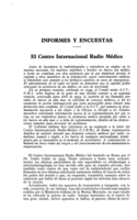 El Centro Internacional Radio Médico