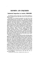 Industrial inspection in Austria: 1929-1933