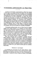 L'orientation professionnelle aux Etats-Unis