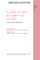 La réalité et les défis des emplois verts en Chine: une recherche exploratoire