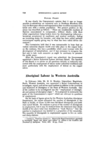 Aboriginal labour in western Australia