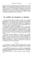 La condition des aborigènes en Australie