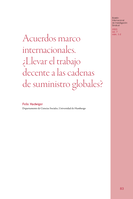 Acuerdos marco internacionales: ¿Llevar el trabajo decente a las cadenas de suministro globales?
