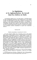La législation et la réglementation du travail dans les rizières en Italie