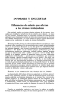 Diferencias de salario que afectan a los jóvenes trabajadores