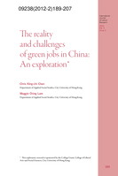 The reality and challenges of green jobs in China: an exploration