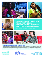 Family-friendly policies and other good workplace practices in the context of COVID-19: key steps employers can take