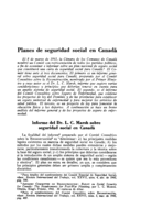 Planes de seguridad social en Canadá