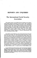 The international social security association
