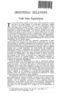 Trade union organisations