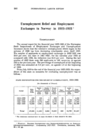 Unemployment relief and employment exchanges in Norway in 1922-1923