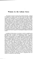 Women in the labour force