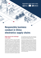 Responsible business conduct in China electronics supply chains